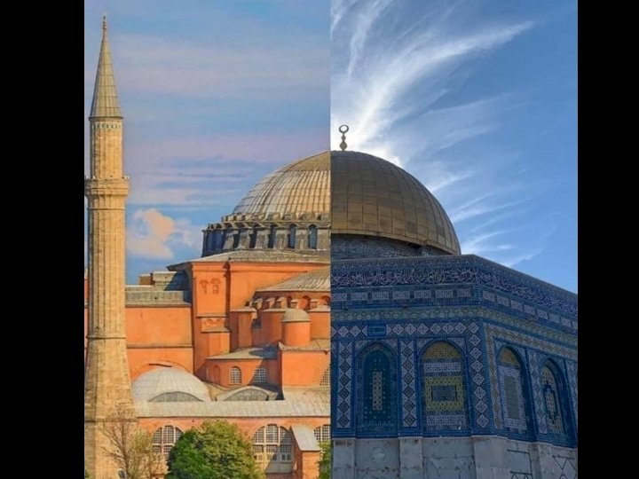 Ayasofya'dan Mescid-i Aksa'ya