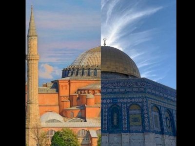 Ayasofya'dan Mescid-i Aksa'ya